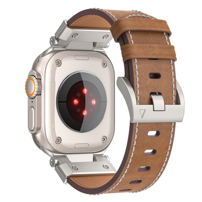 Mecha Leather Band For Apple Watch