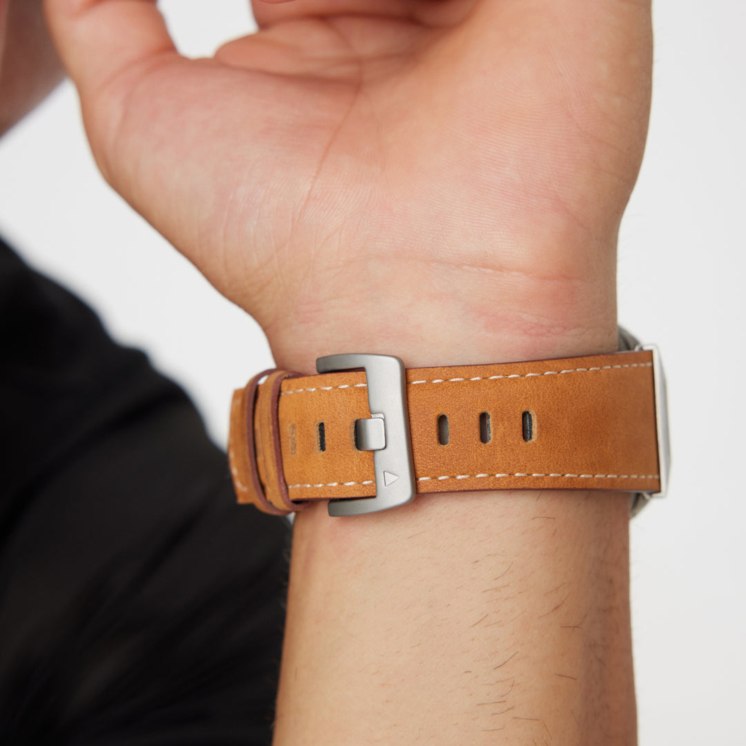 Mecha Leather Band For Apple Watch