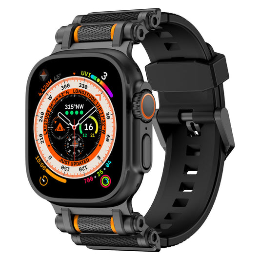 Tactical Rotating Silicone Band For Apple Watch