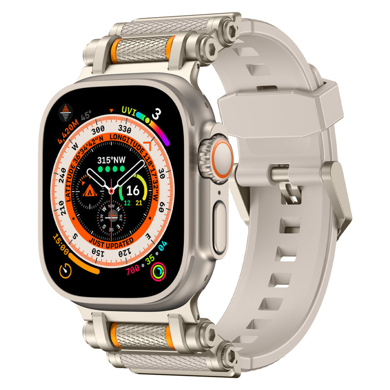 Tactical Rotating Silicone Band For Apple Watch