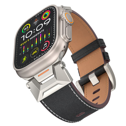 Mecha Leather Band For Apple Watch