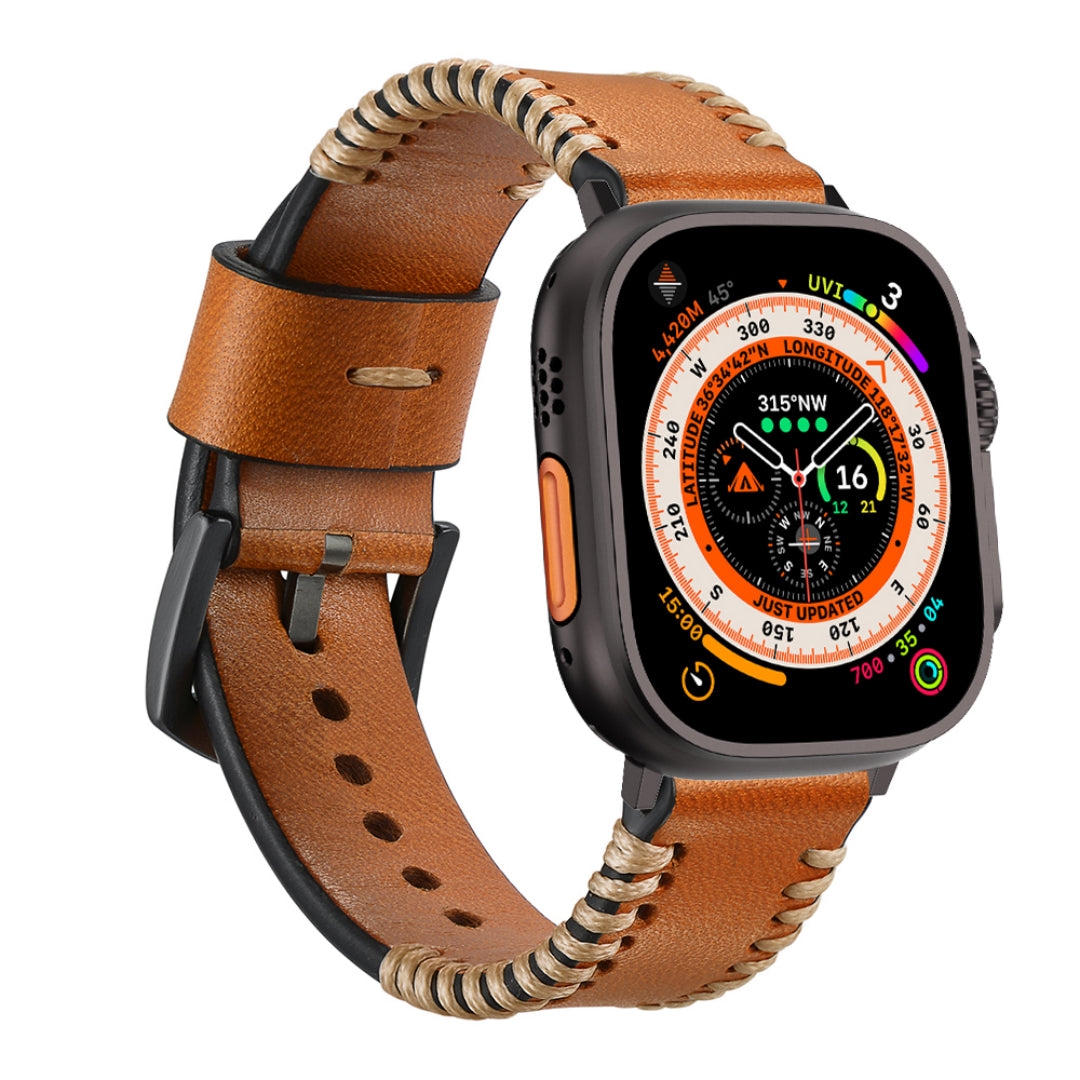 Wilderness Leather Band For Apple Watch