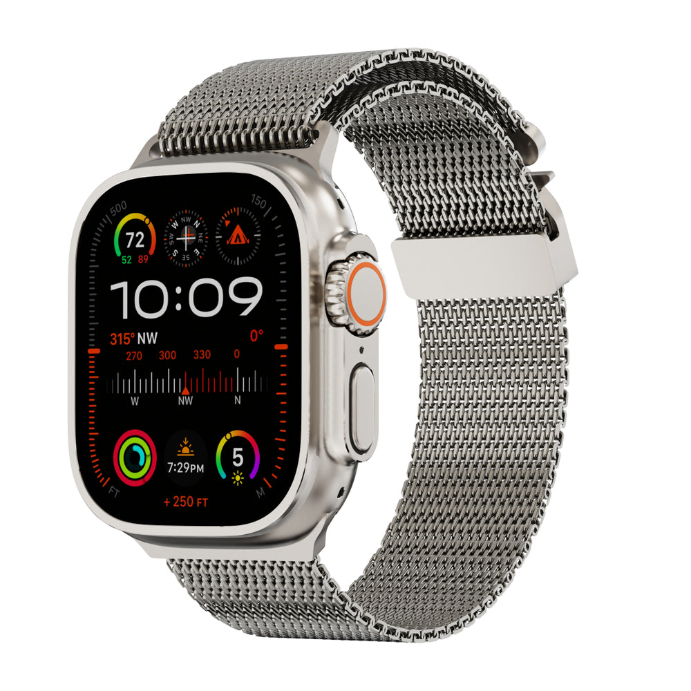 Milanese Loop Titanium Band For Apple Watch