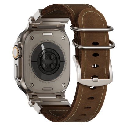 Tactical Leather Band For Apple Watch