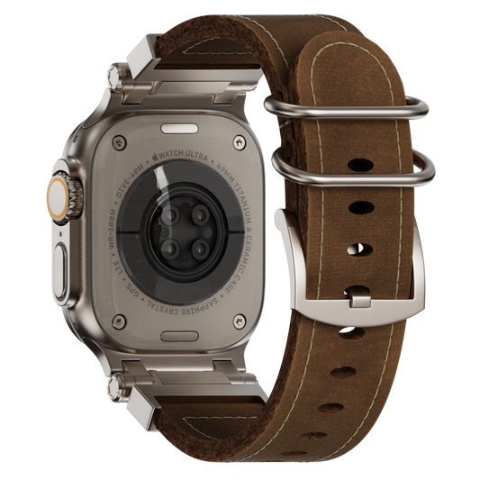 Tactical Leather Band For Apple Watch