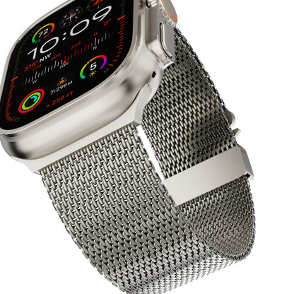 Milanese Loop Titanium Band For Apple Watch