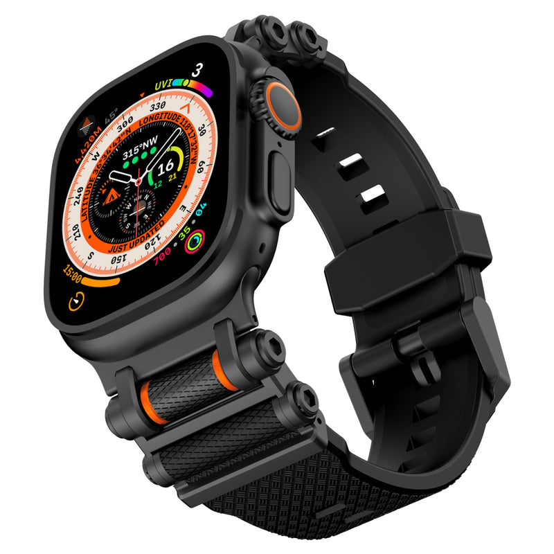 Tactical Rotating Silicone Band For Apple Watch