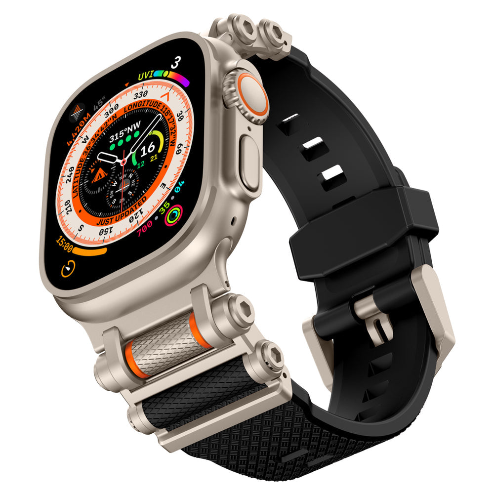 Tactical Rotating Silicone Band For Apple Watch