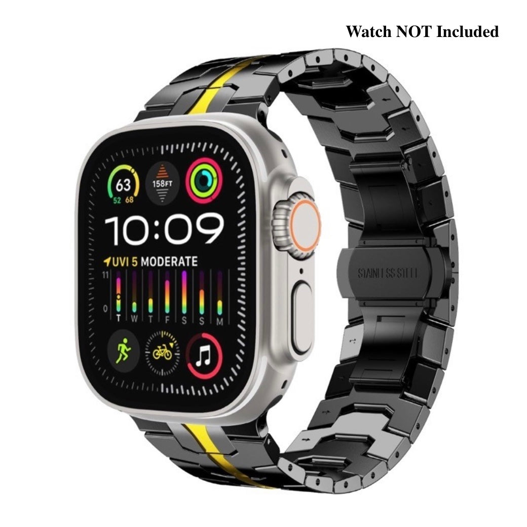 Stainless Steel Metal Watchband for Apple Watch-Ironman Version