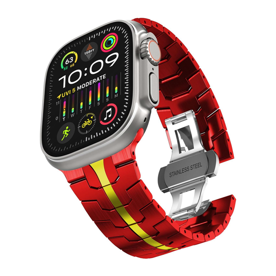 Stainless Steel Metal Watchband for Apple Watch-Ironman Version