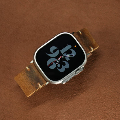 Vintage Leather Band For Apple Watch