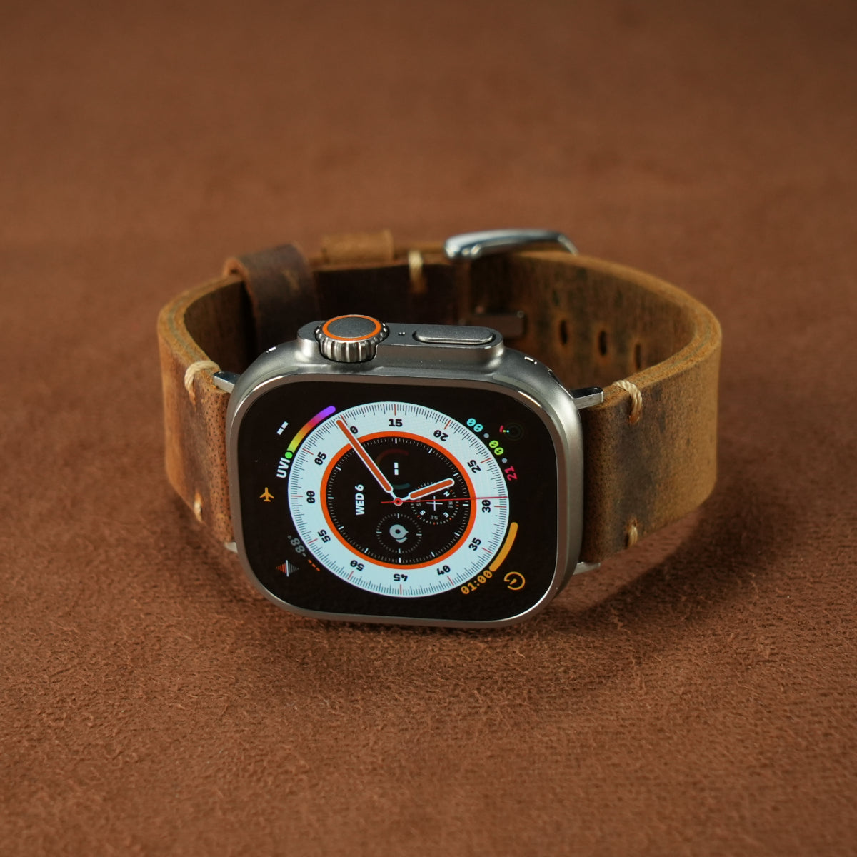 Vintage Leather Band For Apple Watch