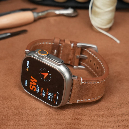 Luxury Vintage Leather Band For Apple Watch