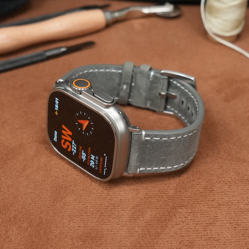 Luxury Vintage Leather Band For Apple Watch