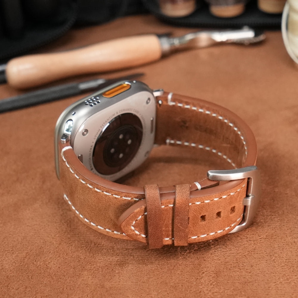 Luxury Vintage Leather Band For Apple Watch