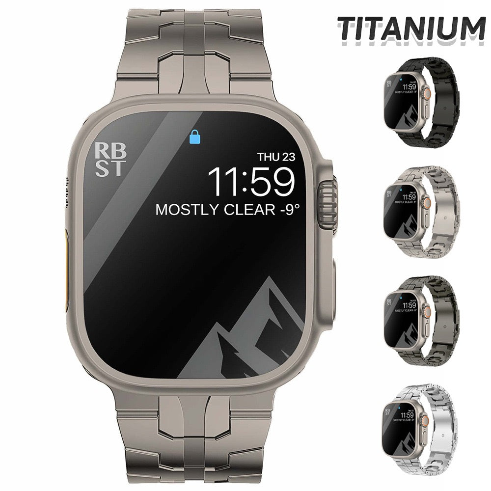 Titanium Metal Watchband for Apple Watch Ironman Basic Version