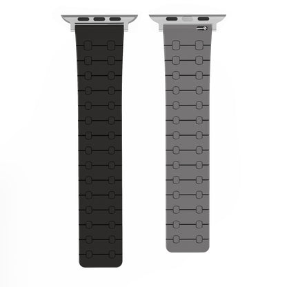 Two - color Silicone Magnetic Watch Strap (New Style)