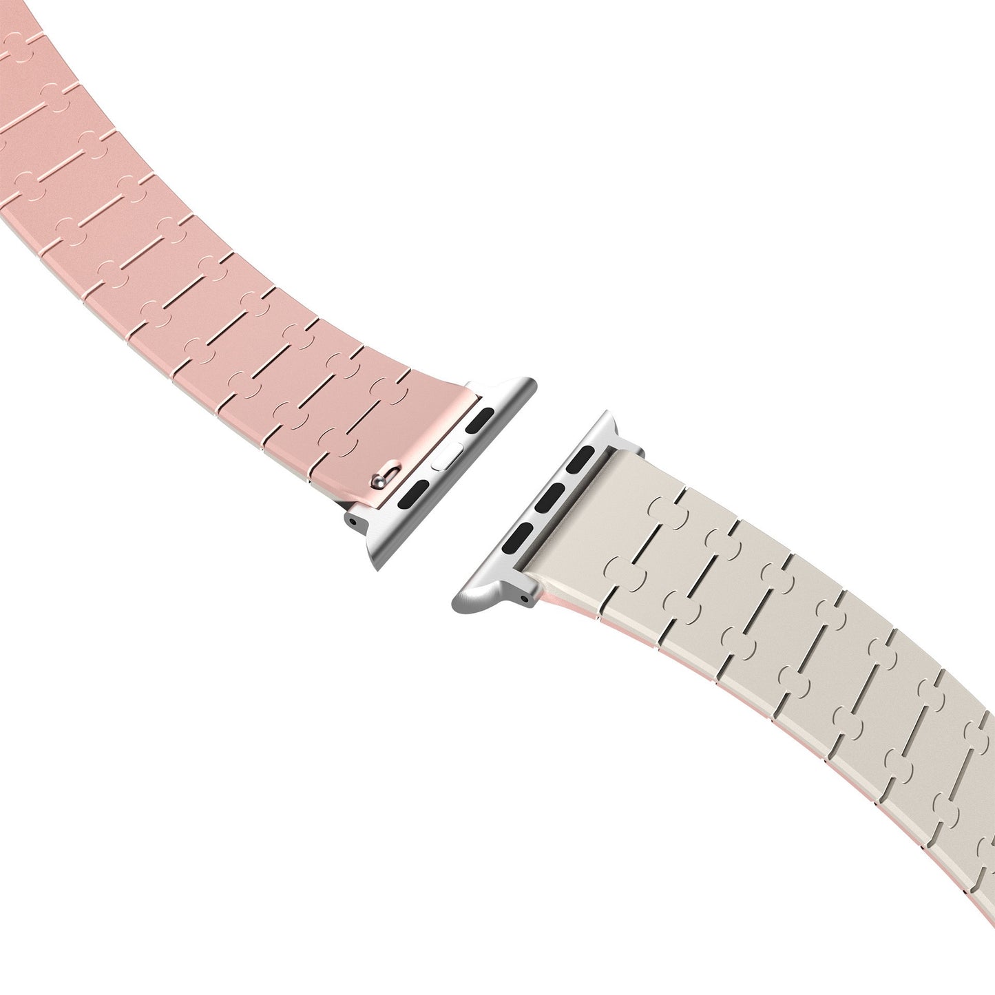 Two - color Silicone Magnetic Watch Strap (New Style)