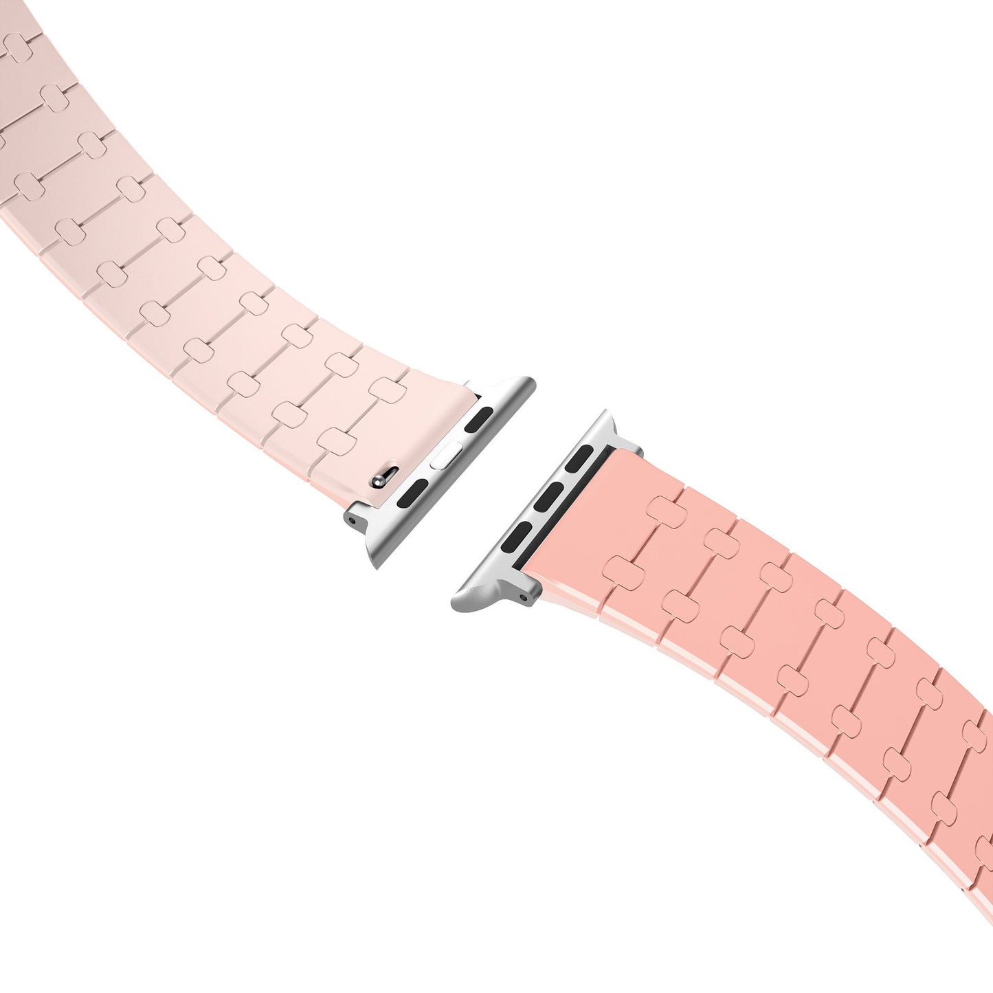 Two - color Silicone Magnetic Watch Strap (New Style)