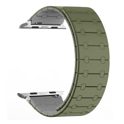 Two - color Silicone Magnetic Watch Strap (New Style)